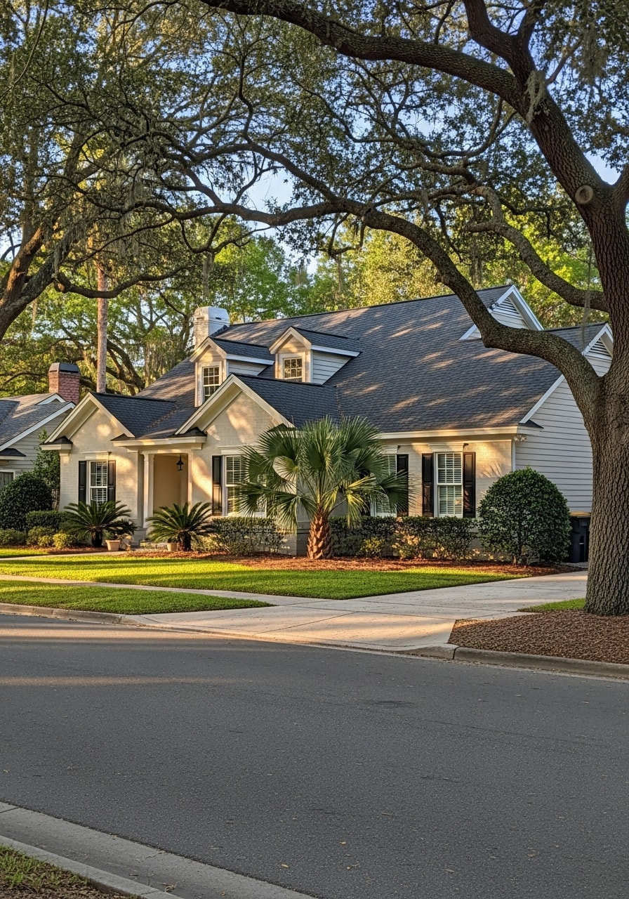 Jacksonville neighborhood property with modern updates and well-maintained landscaping typical of the city's diverse communities.